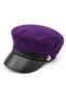 Women's Winter Suede Newsboy Captain Hat - 3