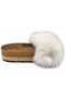 Women's Genuine Leather Thick Soled Real Luxury Fur Slippers - 3