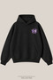 Unisex Demon Slayer Shinobu Printed Oversize 3 Threaded Inner Threaded Hooded Sweatshirt - 2