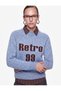 Wool Blend Long Sleeve Half Turtleneck Patterned Knitwear Sweater - 2