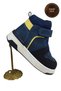 Boys' Boots – Denim Lemon Yellow Genuine Leather - 2
