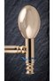Modern Design Gold Color Oval Iron Curtain Rod and Background Curtain Fixing Accessory (Screw and Dowel Included) 1 Piece - 8