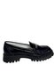 Girls' Loafer Shoes – Black Genuine Leather Orthopedic Sole