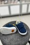 Men's First Step Casual Shoes – Navy Blue Genuine Leather - 6