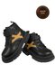 Boys' Boots – Black Orange Genuine Leather - 3