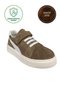 Boys' Casual Shoes – Sand Suede Skin White Genuine Leather - 2