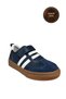Boys' Casual Shoes – Navy Blue-White Genuine Leather Orthopedic Sole - 5