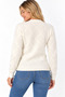 Women's Front Stone Detailed Fuzzy Knitwear Blouse - 4