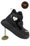 Girls' Boots – Black Genuine Leather - 2