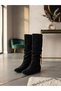 Kod.200. Bellows-Style, Hidden Heel, No Zipper, Ready-Made Bottom, Fur-Lined Inside Boots. - 4