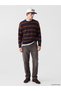 Rmz Gi̇yi̇m Farkiyla Zero Roba Collar Striped Men's Knitwear Sweater - 2