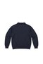 Navy Blue Thessaloniki Polo Collar Large Size Men's Sweatshirt - 5