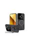 Xiaomi Redmi 14C Compatible Case with Joy Lens Stand - Black - 7