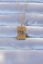 316L Steel Gold Color Engraved Evil Eye Vintage Necklace - 3
