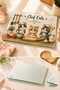 Glass Cutting Board with Cute Cat Theme - Glass Cutting Board |   30cm X 40cm - 4
