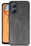 Oppo A38 Compatible Case Aras Leather Cover - Black - 7