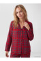 Timeless Clothing & Timeless Choices Checkered Embroidered Women's Pajama Set - 2