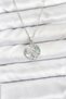 316L Steel Chain Silver Color Luck Necklace Model Zircon Stone Women's Necklace - 3