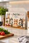 Glass Cutting Board with Cute Cat Theme - Glass Cutting Board |   30cm X 40cm