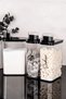 3-Piece 3000ml Self-Scale Storage Box with Scale Lid Acrylic Tea Sugar Salt Labeled Storage Container Jar Set - 5