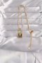 316L Steel Gold Color Mixed Enamel Hand Figured Tarot Pendant - 4
