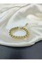 Gold Color Thick Chain Steel Bracelet - 4