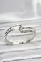 Zigzag Model Silver Color Brass Women's Bracelet - 2