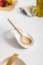 Acrylic White Countertop Dirty Spoon Holder & Ladle Base - 8