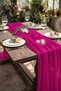 Bohemian Tulle Runner Tablecloth – Elegant Sophistication and Modern Table Decor - 4