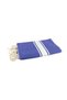 Classic Beach Towel Blue Ocean - 100% Recycled Cotton Fouta 200 x 100 cm - 2
