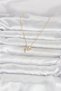 Brass Gold Color Minimal Polar Star Model Women's Necklace - 4