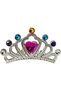 Silver Color Scalloped Model Princess Queen Crown 1 No 12X7 cm - 3