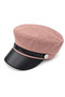 Women's Winter Cap, Newsboy Captain Hat with Brim - 6
