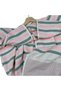 Ocean Breeze Wavelux Beach Poncho Light Pink Grey - 100% Recycled Cotton - 4