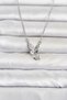 316L Steel Chain Silver Color Butterfly Model Women's Necklace - 3