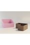 3D Printing Peanut Bowl - Dual Chamber Shell Separator Presentation Bowl - Pink Brown - 4
