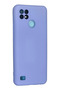 حافظة متوافقة مع هاتف Realme C21 من السيليكون المخملي الداخلي - أرجواني - 4