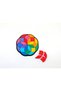 3D Printing Rainbow Mandala Badge Puzzle Mini (7 cm) - Colorful Floral Pattern Jigsaw Puzzle, Portable for Pocket - 3