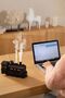 2-piece air humidifier set - deer figurine aroma diffuser 220 ml mini vaporizer desktop use h1 blue humidifier diffuser - 6