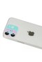 Apple iPhone 12 Compatible Rainbow Camera Lens Protection Glass - Purple - 7