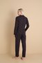 Mirano 9807 Şardonlu Soft Winter Buttoned Women's Pajama Set - 4