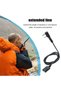 1m Speaker Mic Extension Cord 2-Pin K Type Extender Cord Wire Replacement Ham Radio Access - 4