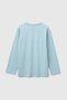 Boy's ice blue long sleeve t-shirt with embroidered front - 2