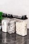 3 Pieces of 3 Lt Storage Containers with Self-Scale Lids, Tea, Sugar, Salt, Labeled Acrylic Jars, Food Storage Containers - 4