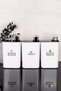 3 Pcs White 3000 ml Self-Scale Model Softener Colors White Labeled Detergent Dispenser Set Storage Container Set