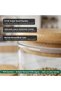 Ds Home Set of 12 Borosilicate Glass Jars with Bamboo Lids (6.5X15 cm) - Vacuum-Sealed Food and Storage Container - 2