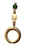 Verona Luck Charm – Handmade Knotted Bag Charm, Gold-Plated Detail, Beaded Bohemian Bag Accessory - 8
