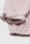 Girl's dusty rose sweatpants with elasticated waist, drawstring, elasticated cuffs and raised sweatpants - 3