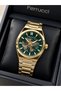 Automatic Battery-Free, Yellow Steel Cord, Green Dial, Phosphorescent (Night Vision), Men's Wristwatch in Stylish Box - 2