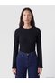 Nevavm Black Camisole with a Difference Flat Super Skinny & Extra Narrow Long Sleeve Women's Bodysuit